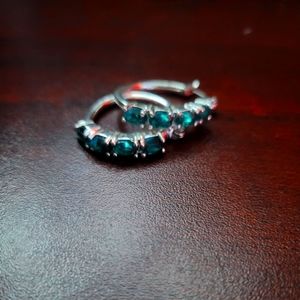 blue super cute earings